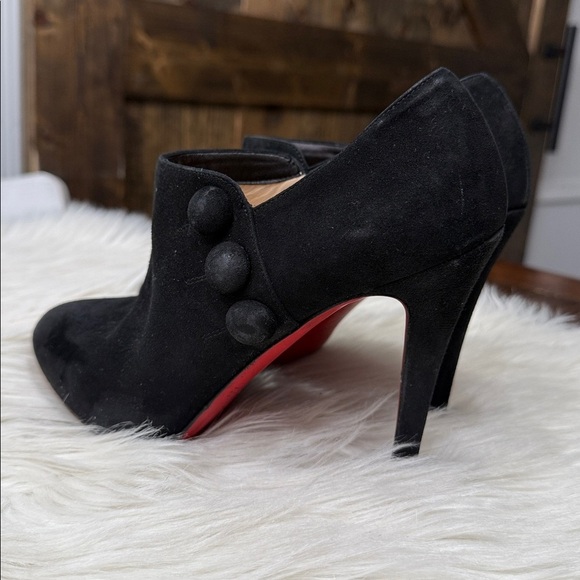 CHRISTIAN LOUBOUTIN Suede Booties - Picture 3 of 16